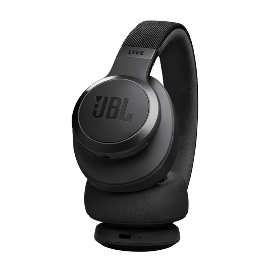 JBL Live 770NC - Black - Wireless Over-Ear Headphones with True Adaptive Noise Cancelling - Detailshot 2